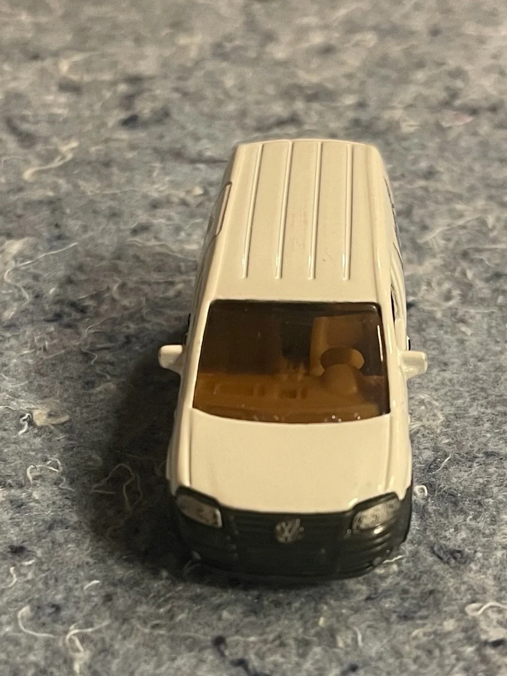Matchbox VW Volkswagen Caddy Van Genuine Parts White Body Car)